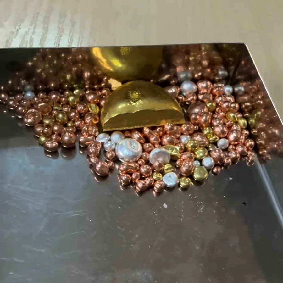 Metal before melting
